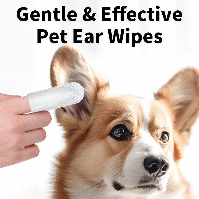 KIKOPALS® Pet Ear Cleaner Finger Wipes 2PCS - KIKOPALS