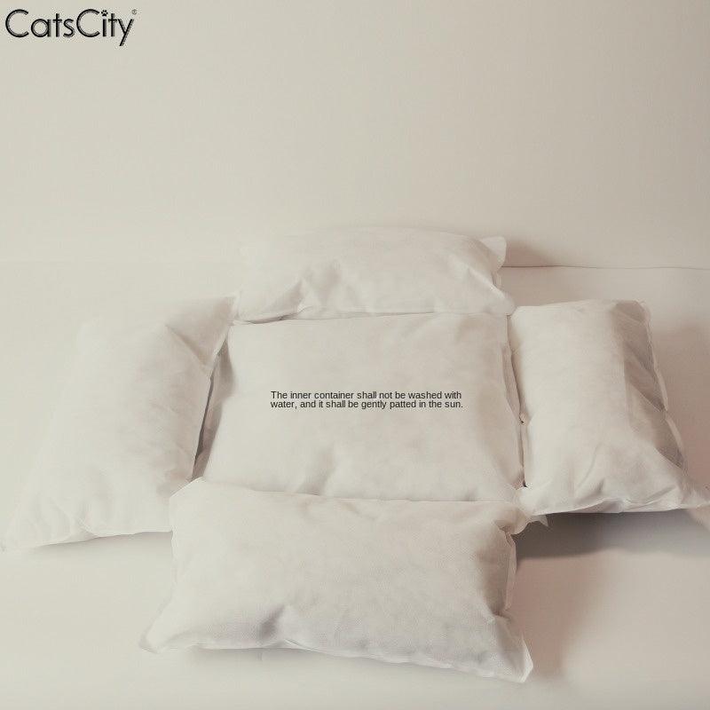 CatsCity® Colorful Lambswool Cat Bed - KIKOPALS