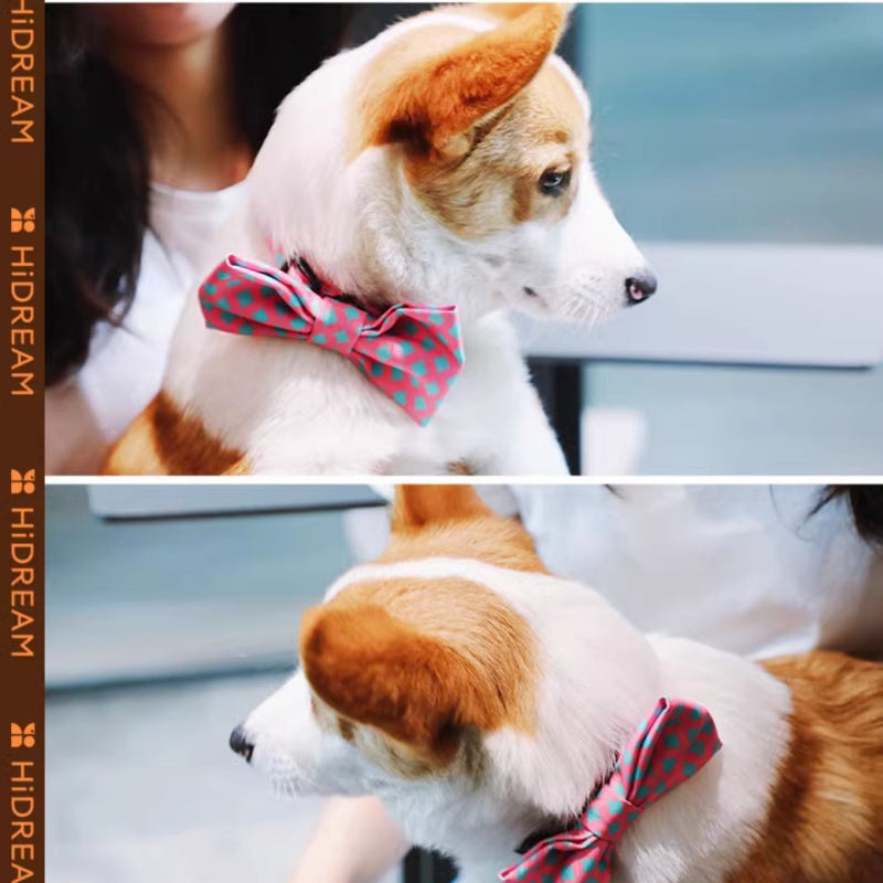 HiDREAM® Colorful Series Dog Bow Tie Collar for Dogs & Cats