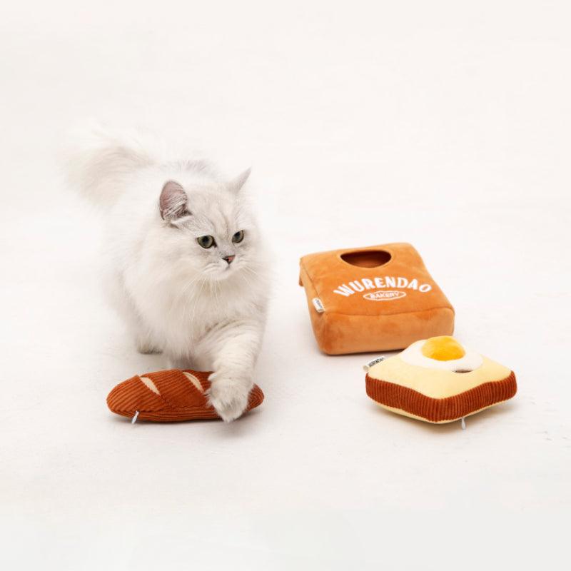 WURENDAO® Bread-Shaped Cat Toy - KIKOPALS