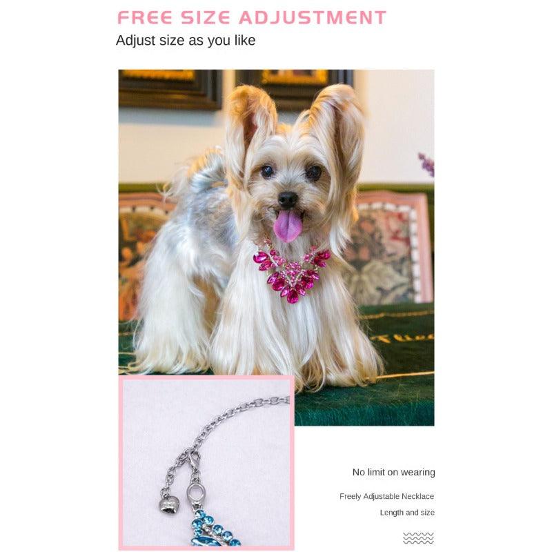 ARKIKA® Pearl Diamond Pet Collar Necklace - KIKOPALS