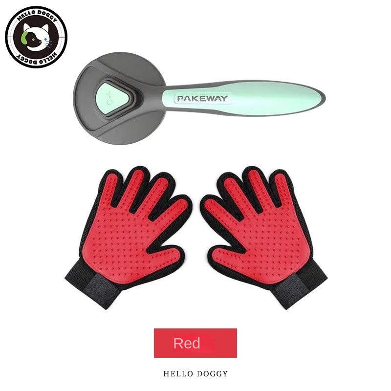 HELLODOGGY® Pet Cleaning Set with Gloves and Brush - KIKOPALS