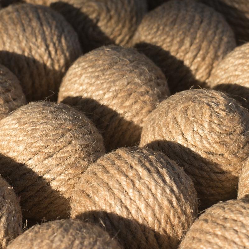 inFluffy® Pea Hemp Rope Cat Toy Ball - KIKOPALS