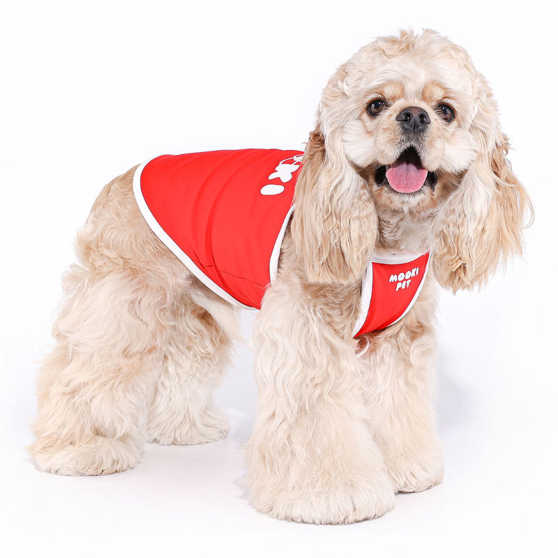 MookiPet® Lightweight Sun-Proof Red Vest for Dogs & Cats