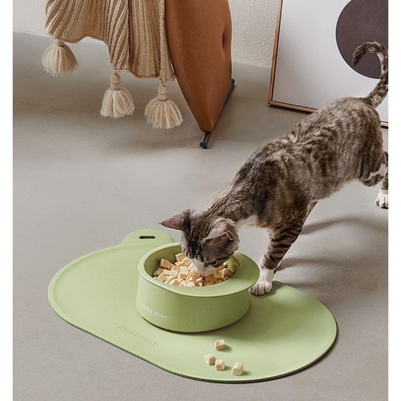 KITTY YOYO® Dusang Green Pet Placemat - KIKOPALS