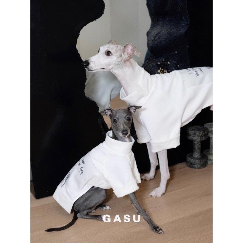 GASU® Soft Touch Slogan White Pet T-Shirt - KIKOPALS