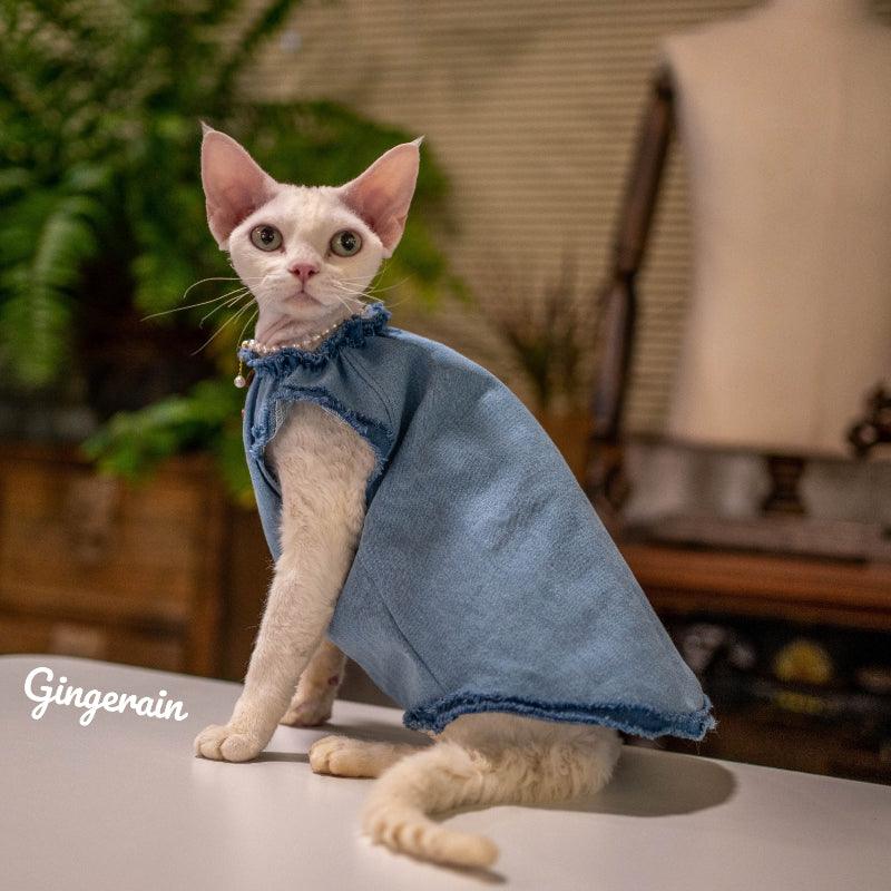 GINGERAIN® Denim Pet Doll Dress - KIKOPALS