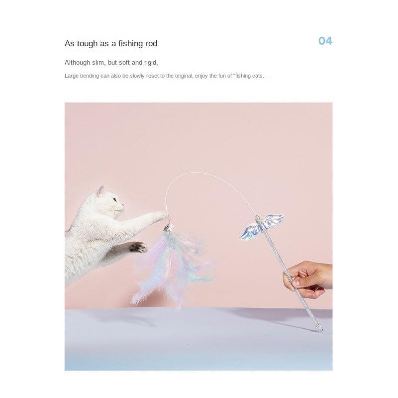 zeze® Feather Cat Teaser Wand - KIKOPALS