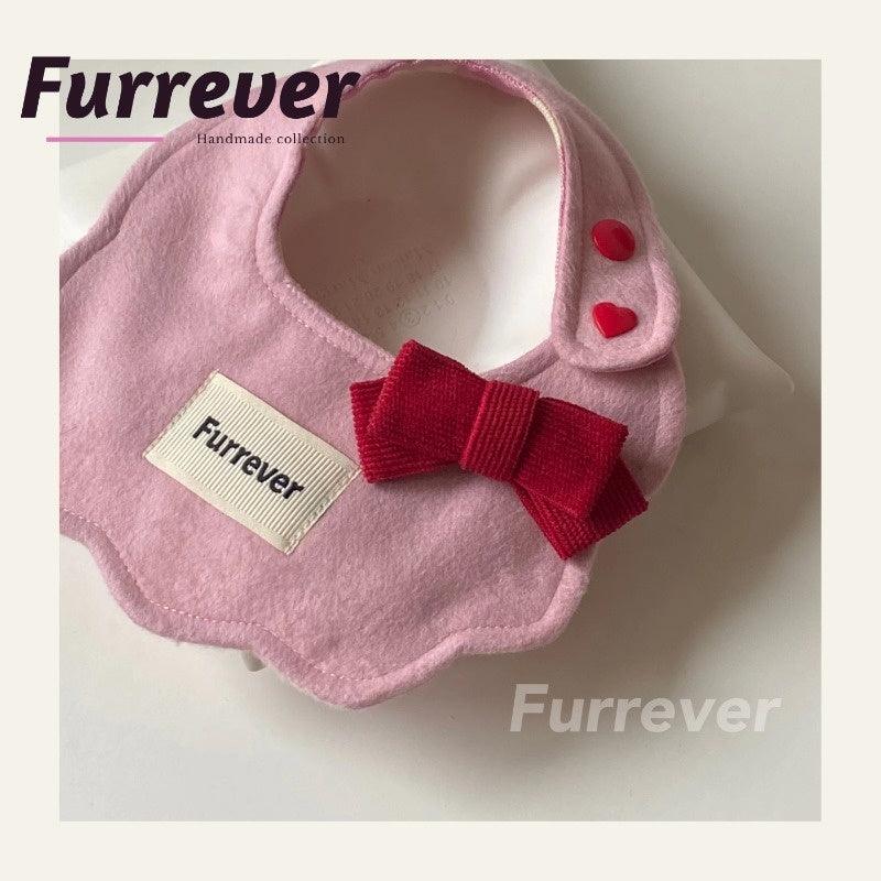 Furrever® Pink Cloud Bow Pet Bib - KIKOPALS