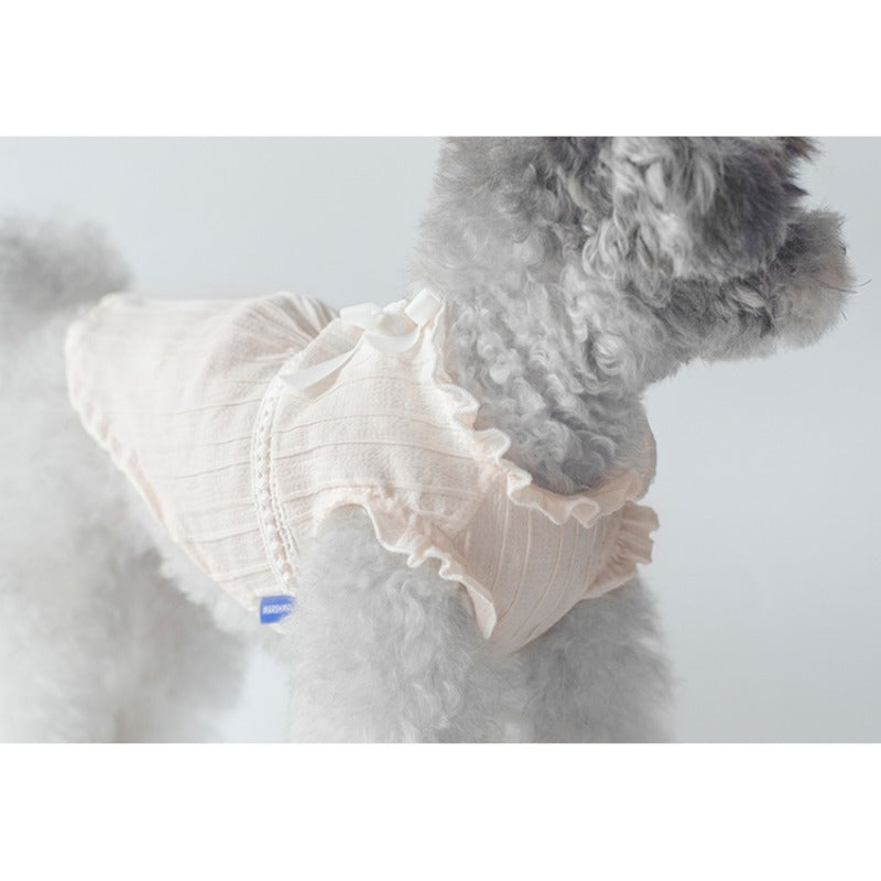 MARSHMALLOW® Romantic Bow Decor Dress for Dogs – Pink