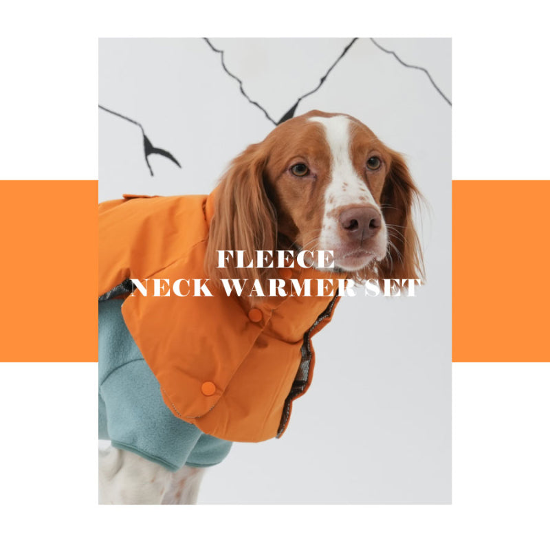 PuppyGallery® Fleece Neck Warmer Set for Dogs