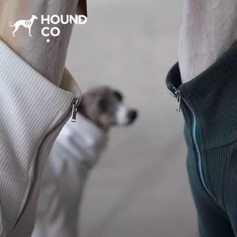 Hound Co.® Ribbed Half-Zip Dog Top - KIKOPALS