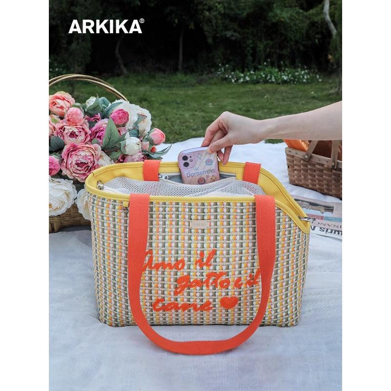 ARKIKA® Summer Bamboo Pet Carrier - KIKOPALS
