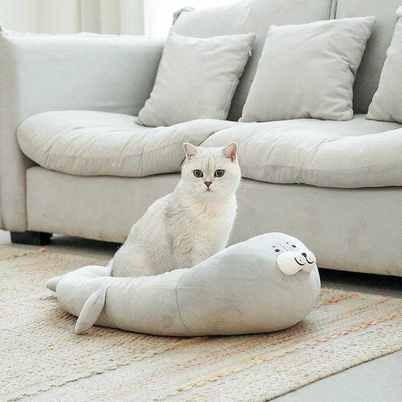 zeze® Seal-Shaped Cat Bed - KIKOPALS