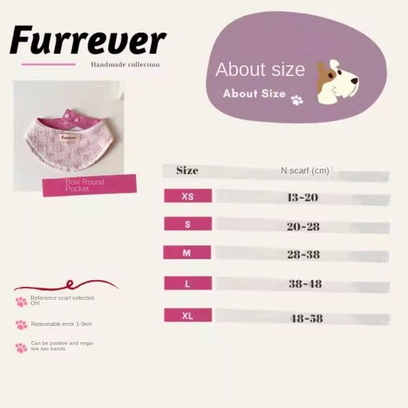 Furrever® Pink Bow-Tie Pet Bib - KIKOPALS