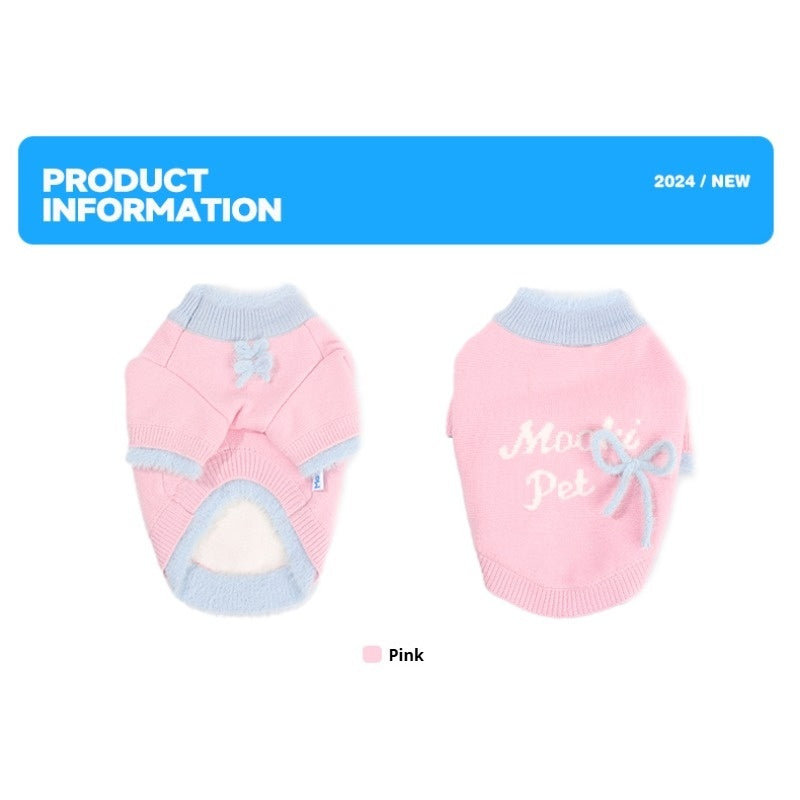 MookiPet® Thickened Pink Sweater for Dogs