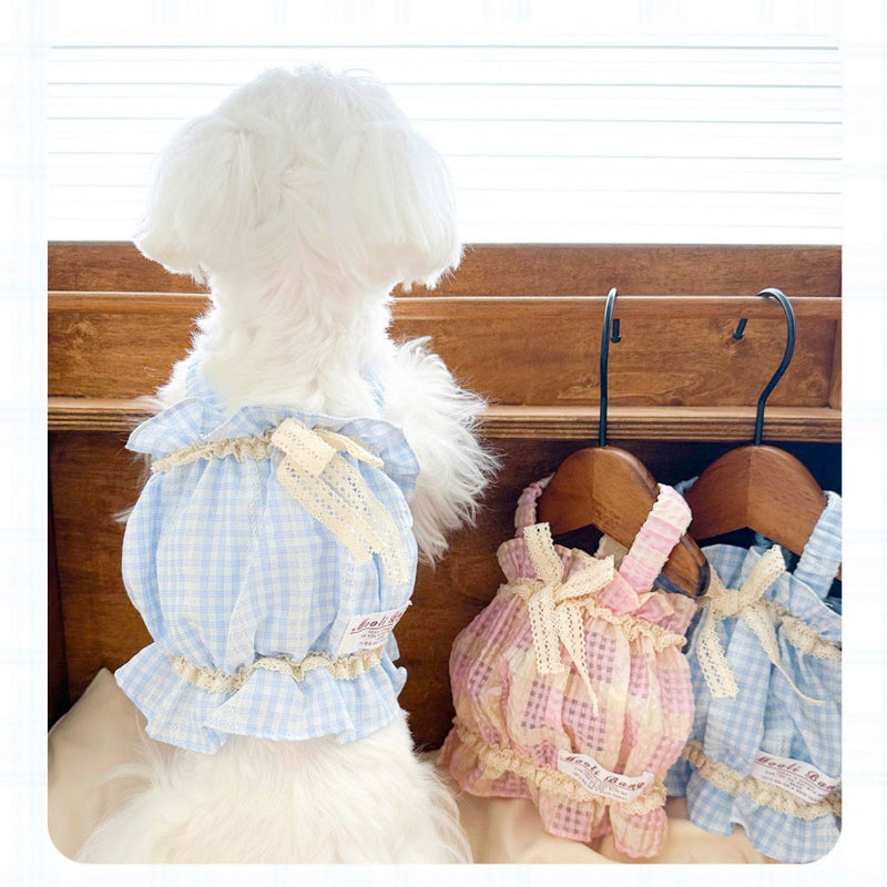 MooliBang® Striped Sleeveless Dress for Small Dogs