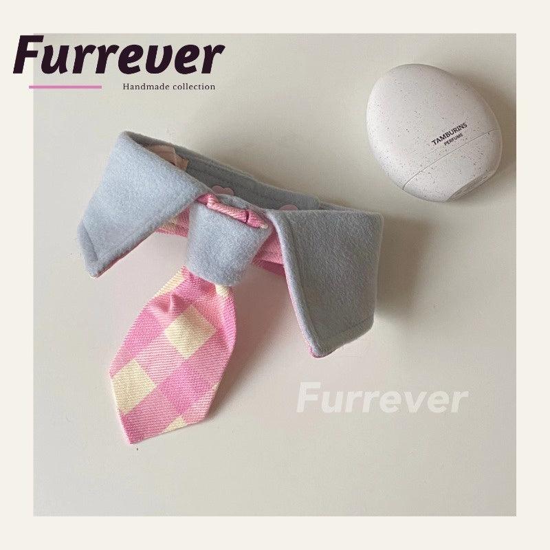 Furrever® Pink Plaid Pet Tie - KIKOPALS