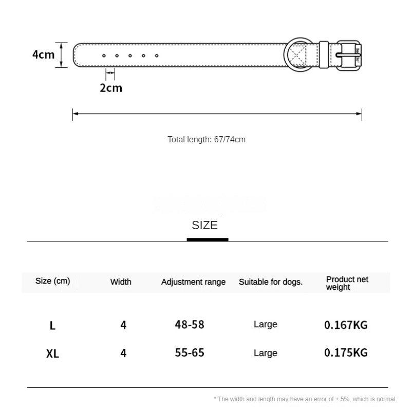 BeauGo® Leather Dog Collar - KIKOPALS