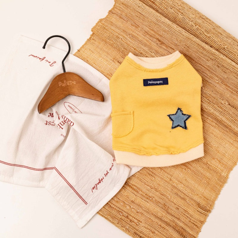 PalettePet® Star Pocket Sweater for Dogs – Yellow