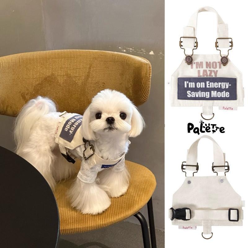 PalettePet® Vintage White & Blue Pet Vest - KIKOPALS