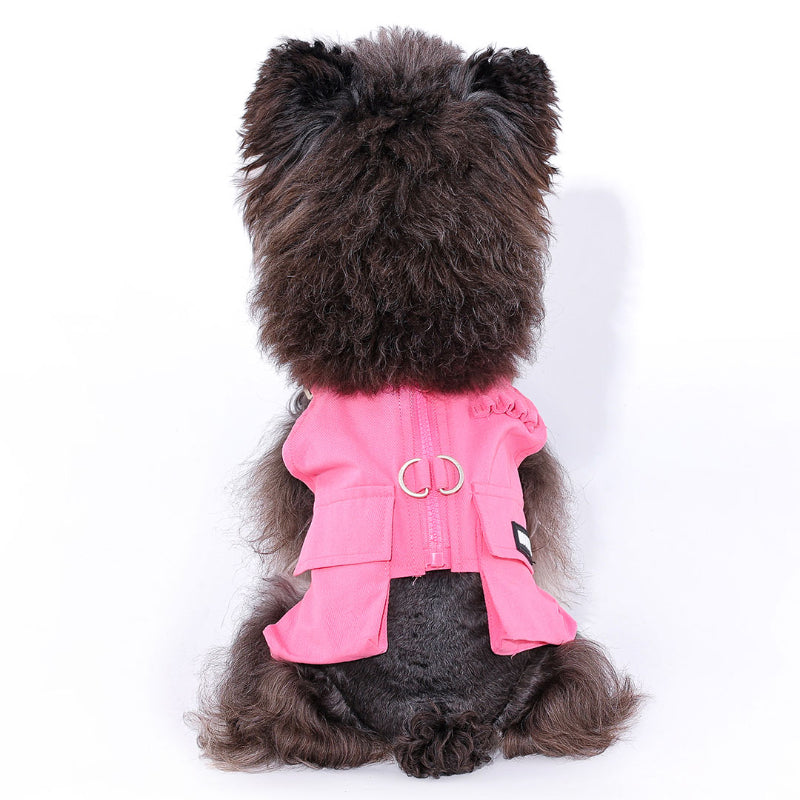 MookiPet® Pink Cargo Vest for Dogs