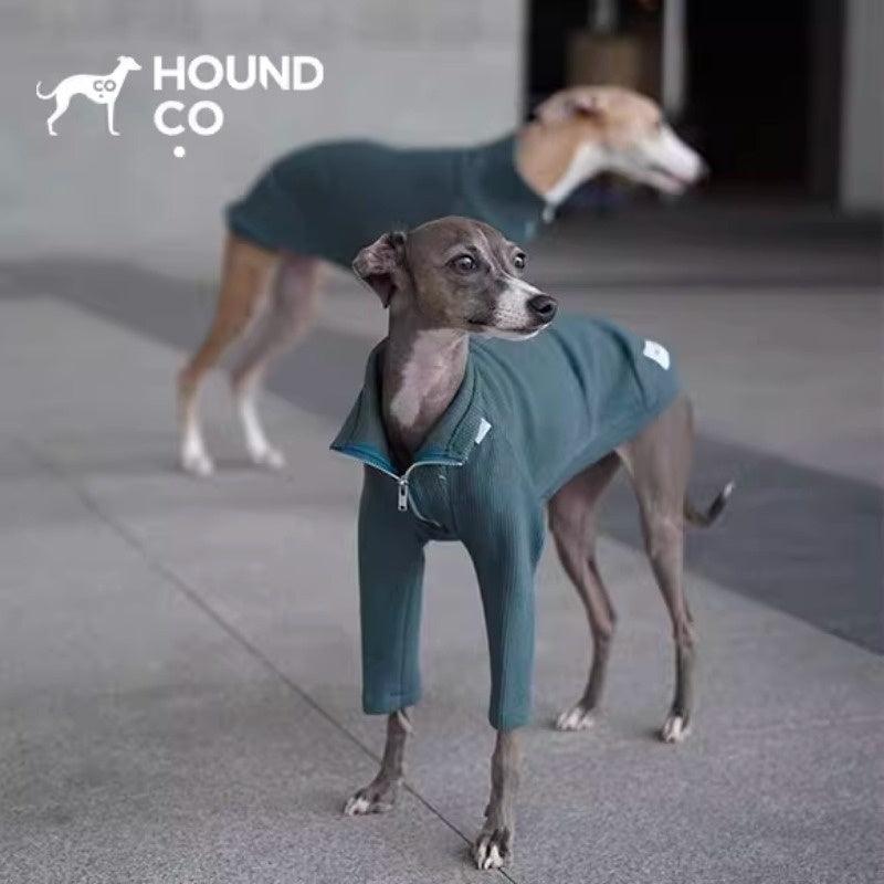 Hound Co.® Ribbed Half-Zip Dog Top - KIKOPALS