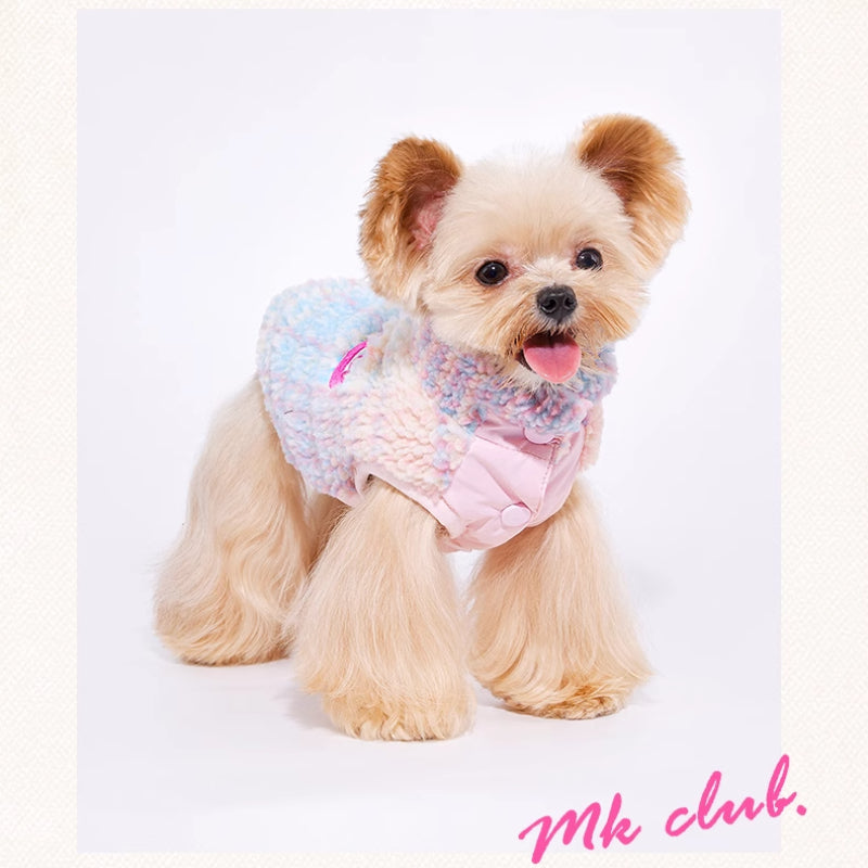 MookiPet® Colorful Grid Lamb Wool Vest for Dogs