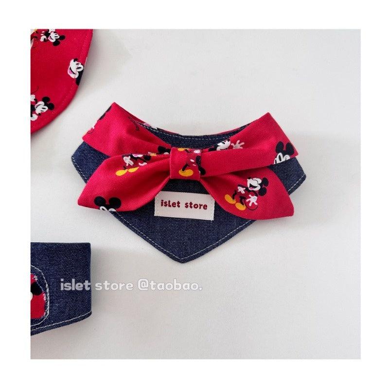 islet store® Red Micky Pet Bib - KIKOPALS