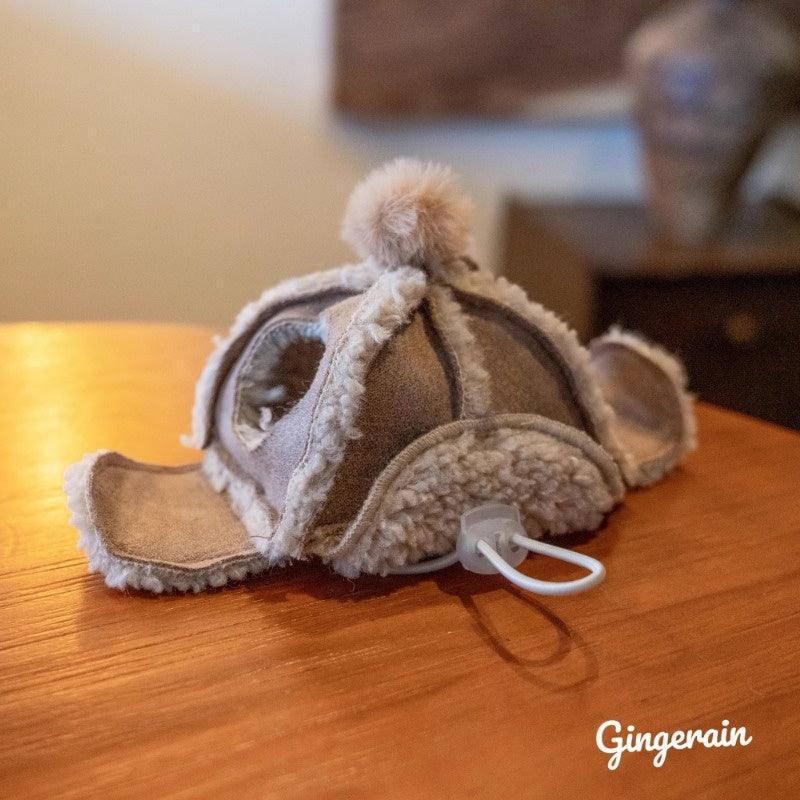GINGERAIN® Fleece-Lined Pet Aviator Hat - KIKOPALS