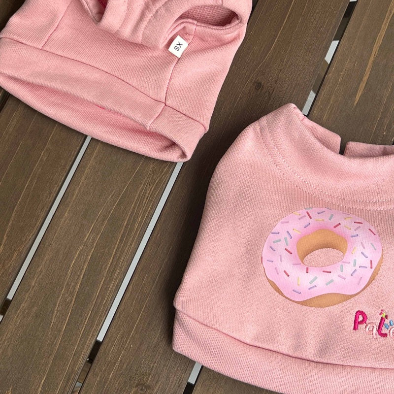 PalettePet® Pink Donut Print Sweater for Dogs
