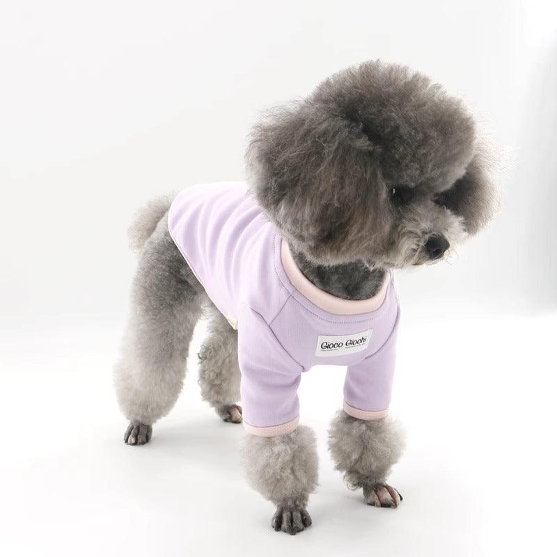 GiocoGiochi® Color-Blocked Cotton Casual Knit Dog Sweater - KIKOPALS