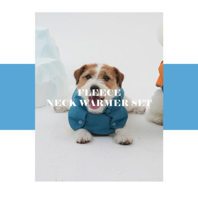 PuppyGallery® Fleece Neck Warmer Set for Dogs