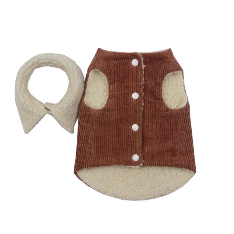 SANSUUK® Double-Sided Corduroy Vest for Pets - KIKOPALS