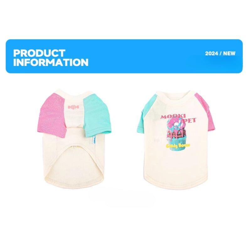 MookiPet® Beige Donut T-Shirt for Dogs