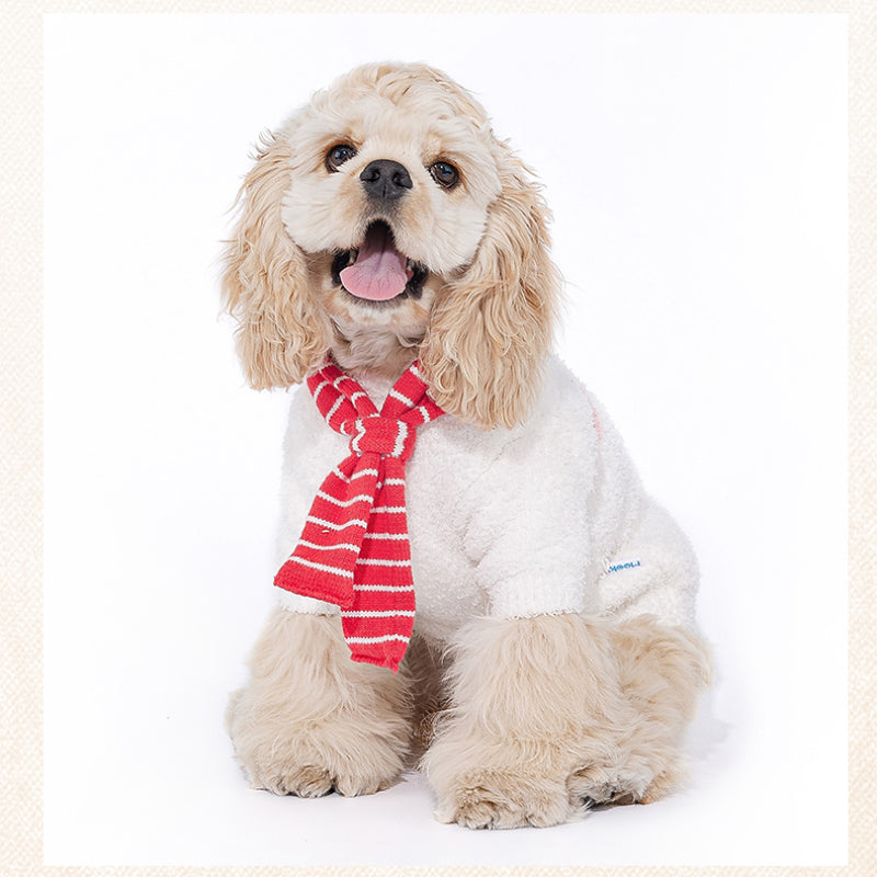 MookiPet® Snowman Scarf Sweater for Dogs