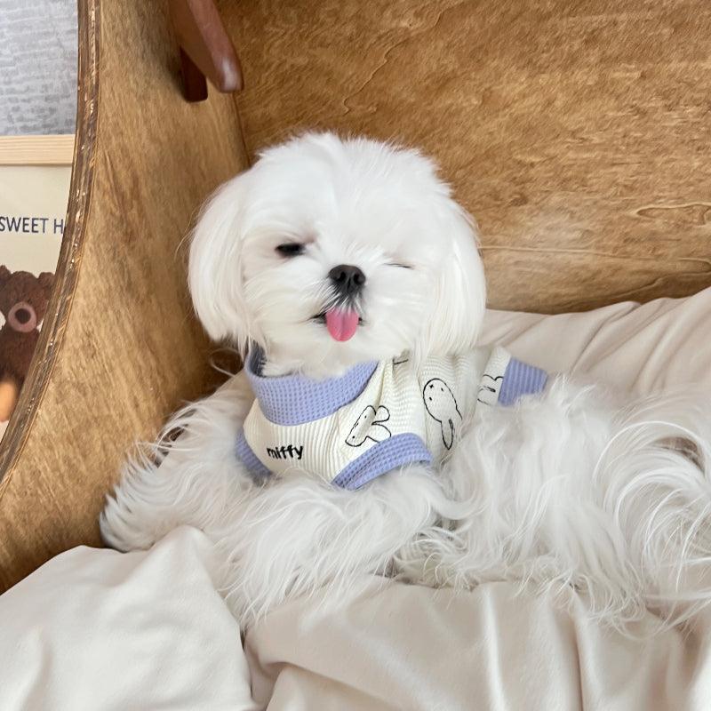 PalettePet® Lavender Miffy Waffle-Knit Sleeveless Pet Top - KIKOPALS