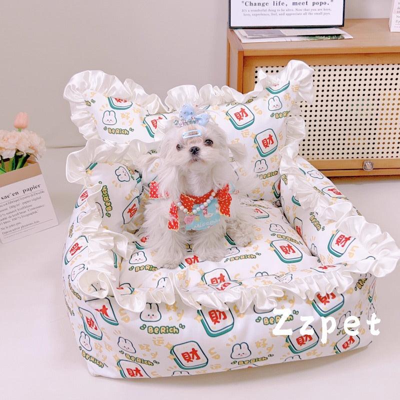 Zzpet® Floral Pet Bed - KIKOPALS