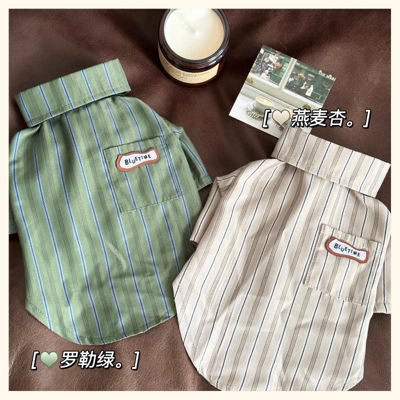 Bluetime® Pet Bow Tie Shirt - KIKOPALS