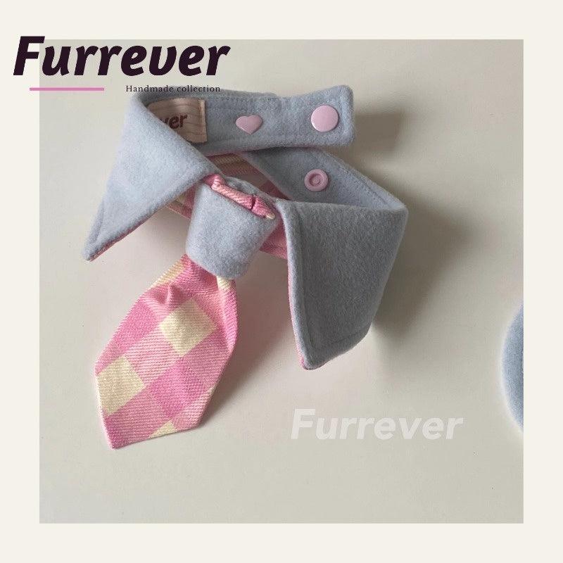 Furrever® Pink Plaid Pet Tie - KIKOPALS