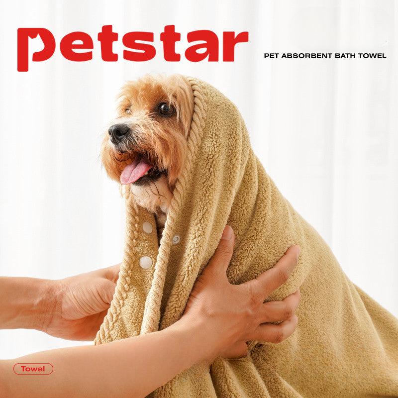 petstar® Pet Absorbent Bath Towel - KIKOPALS