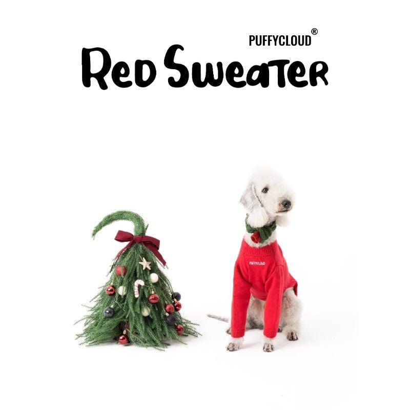 PUFFYCLOUD® Red Dog Sweater - KIKOPALS