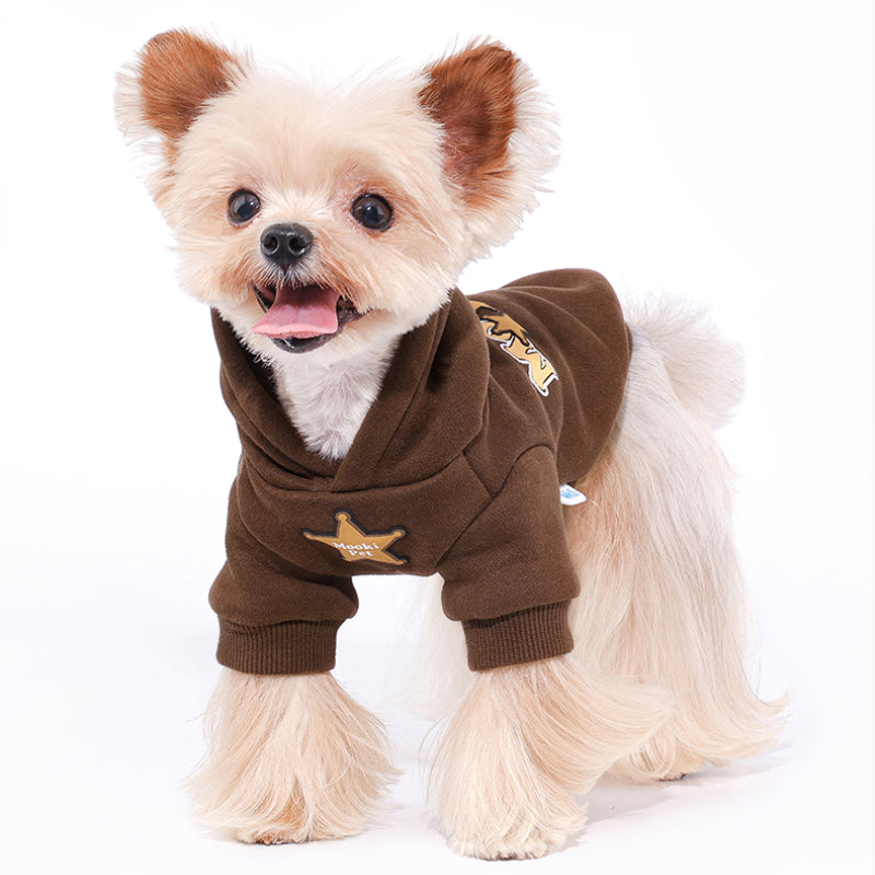 MookiPet® Brown Hoodie for Dogs & Cats