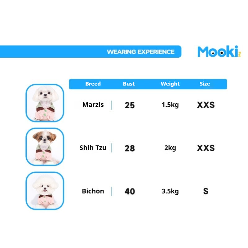 MookiPet® Tennis Sweetheart Polo Sweater for Dogs