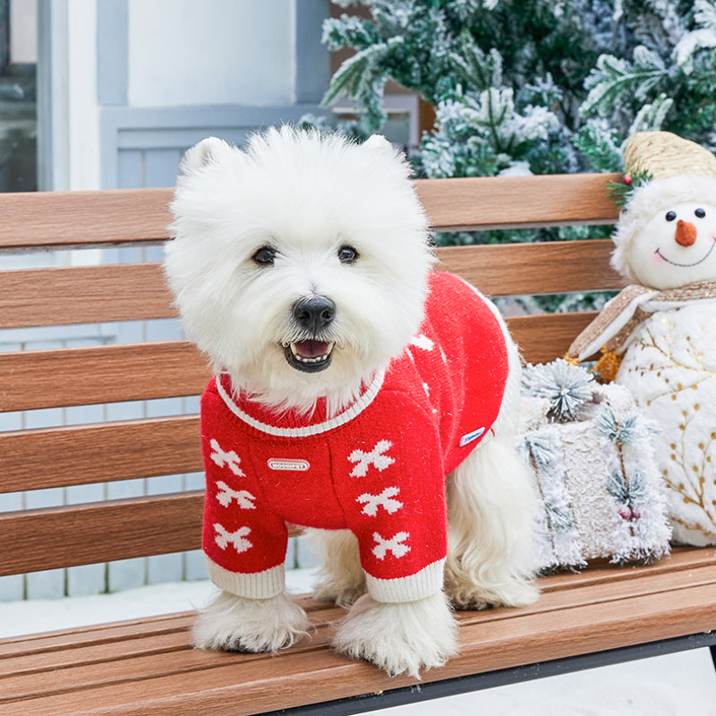 MookiPet® Pet Red Sweater for Dogs