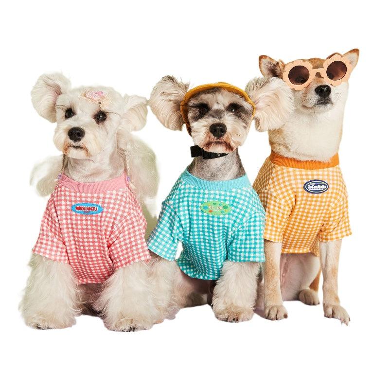 KIKOPALS® Plaid Pet T-Shirt - KIKOPALS