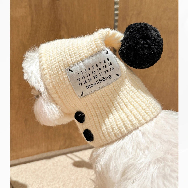 MooliBang® Warm Knitted Hat and Scarf for Small Dogs