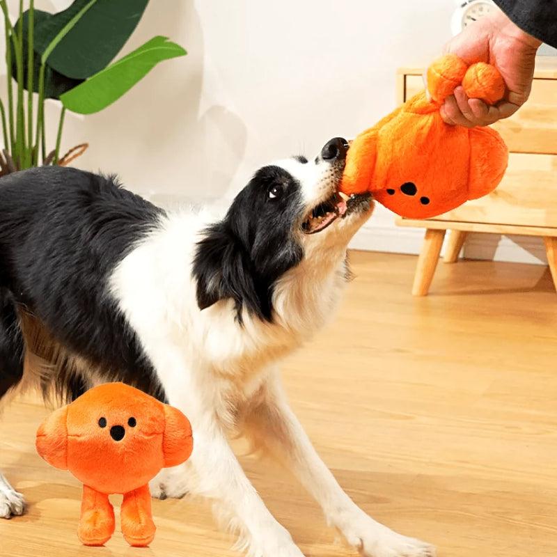 MoovaLab® Funny Plush Squeaky Chew Toy - KIKOPALS