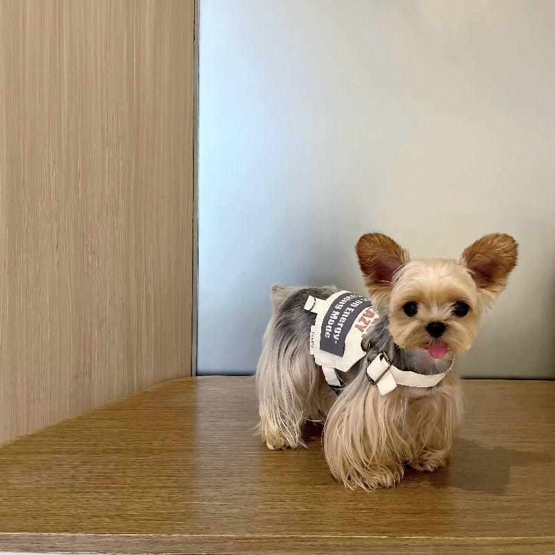PalettePet® Vintage White & Blue Pet Vest - KIKOPALS