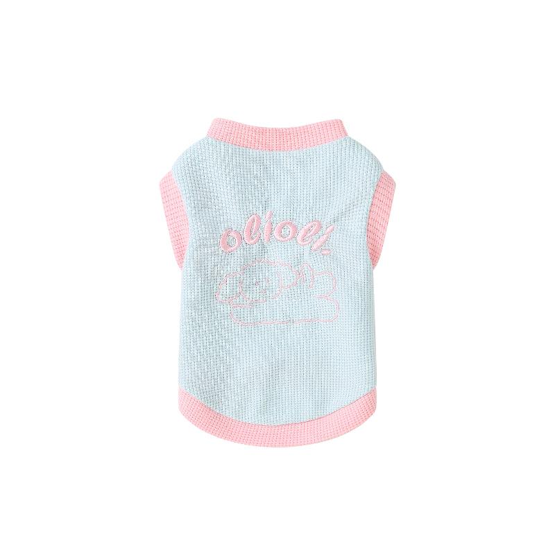 OLIOLI PET® Color-Block Waffle Dog Vest - KIKOPALS